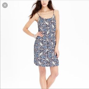 Bird print summer dress